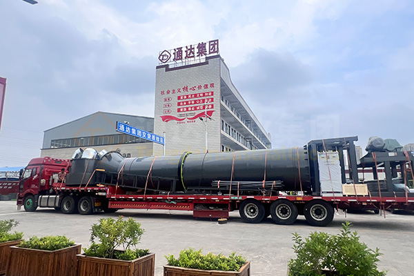 正陽有機(jī)肥烘干機(jī)發(fā)貨